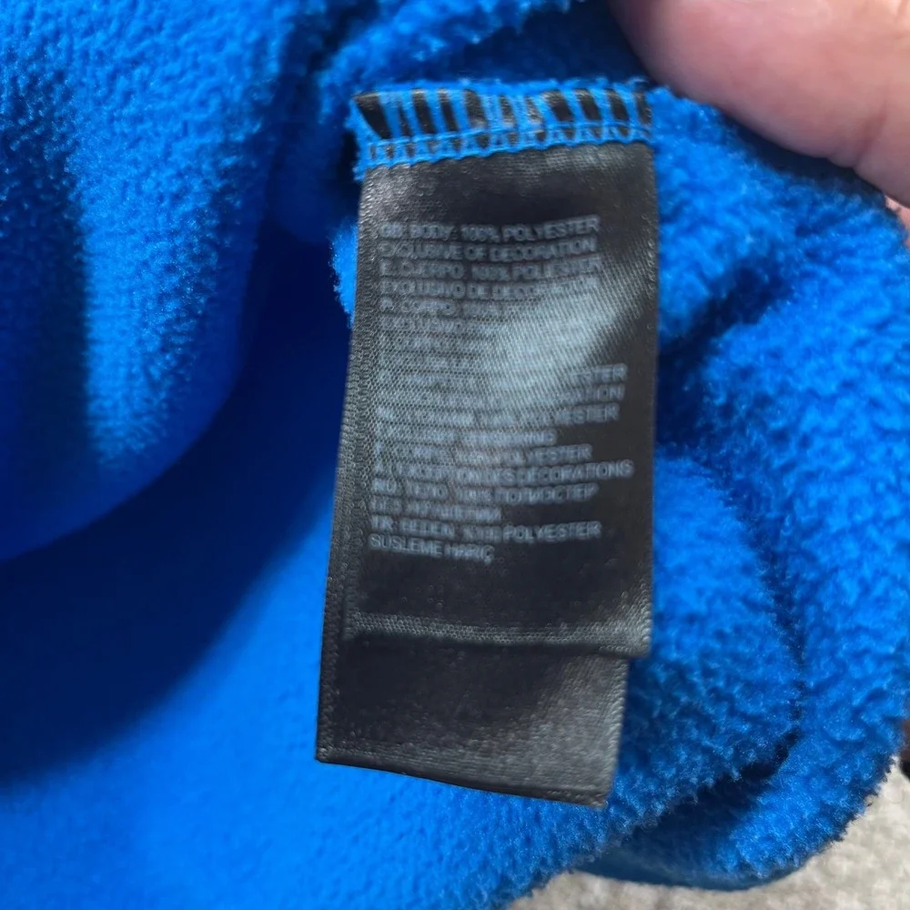 The North Face Fleece Sweatshirt Mens XL‎ Blue Quarter Zip Pullover